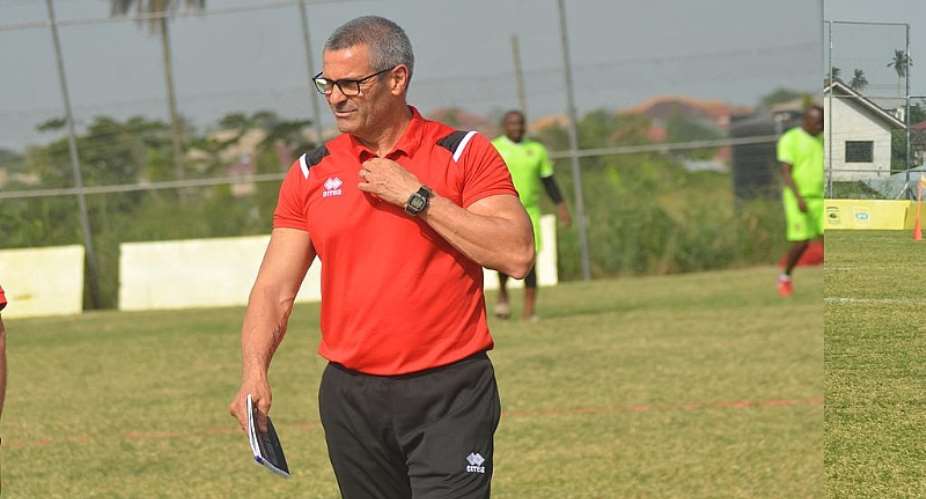 Asante Kotoko's new physical trainer Pedro Manuel. Photo CreditAsante Kotoko.