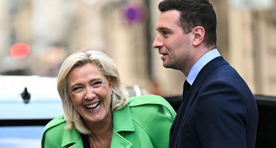 Either Marine Le Pen, or her lieutenant Jordan Bardella, will run for president next year. -  Bertrand GUAY / AFP/File