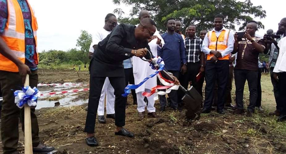 UEW Cut Sod For Food Court, Restaurant For Students, Visitors