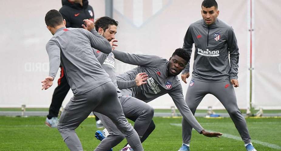 'We Struggled To Train' - Partey On First Atletico Madrid Training After Lockdown