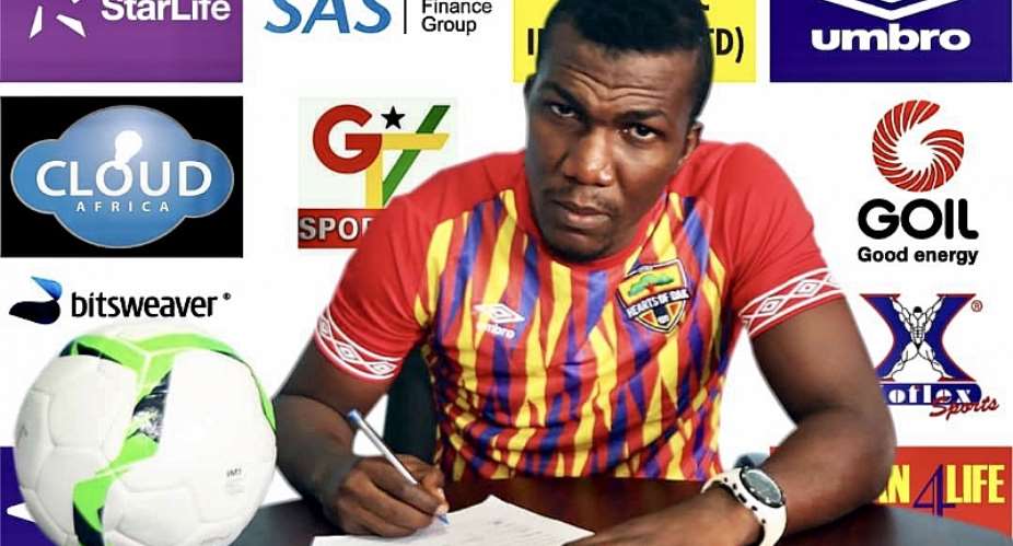 OFFICIAL: Hearts of Oak Unveil New Signing Abednego Tetteh