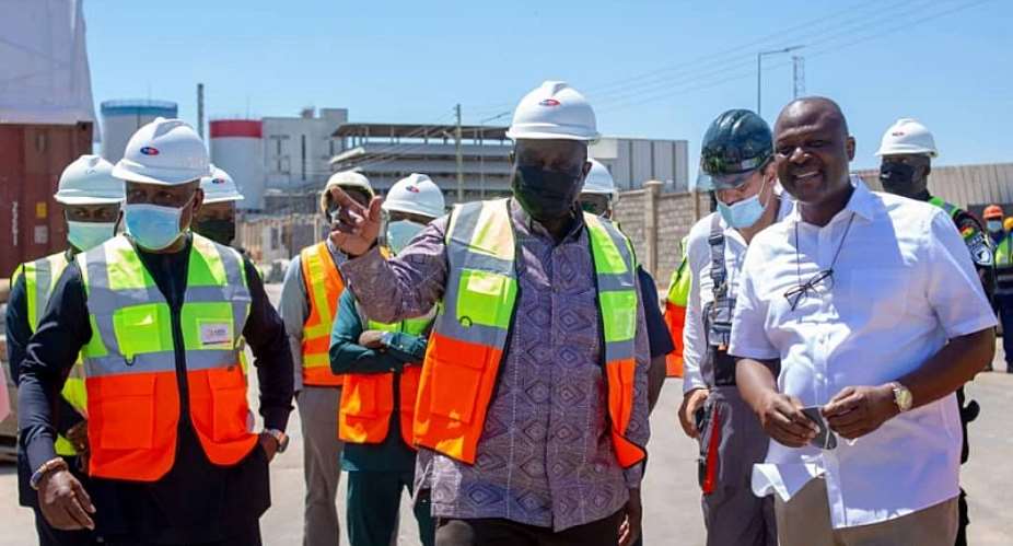 Trade Minister Visits Dzata Cement Plant