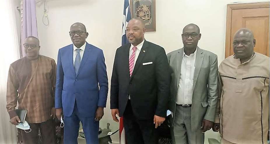 ECOWAS Commissioner Mamadou Traore holds talks with the Liberian Authorities