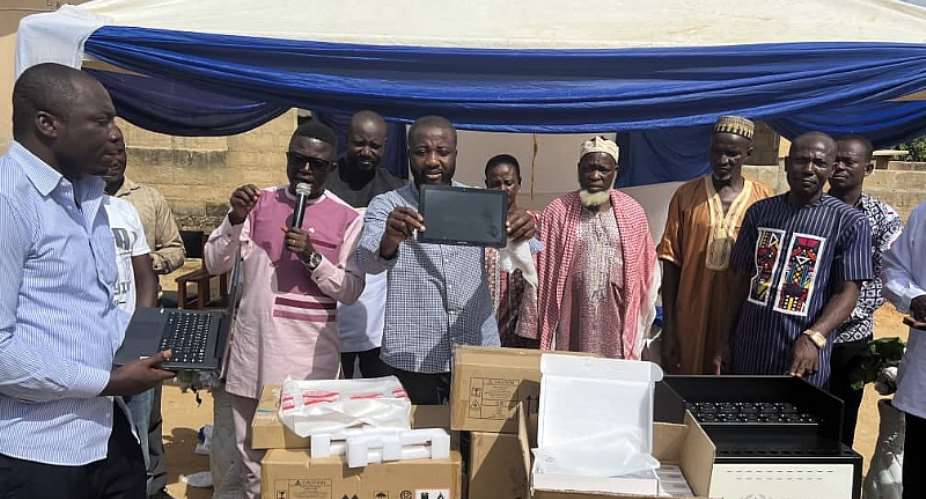Hon. Alex Blankson Hands Over Smart Classroom Equipment To Two Beneficiary Schools