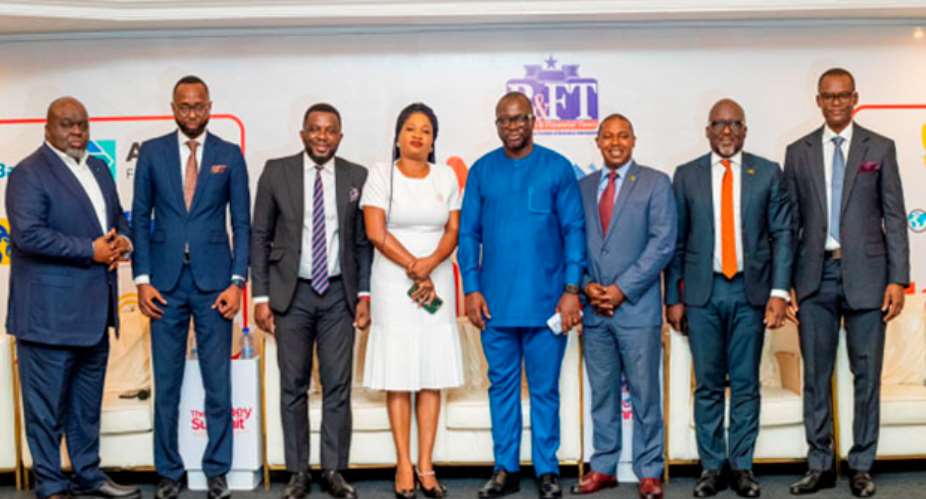 The panelists at the event