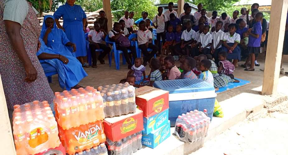 Missionary Childhood Group donates to Jirapa Orphanage
