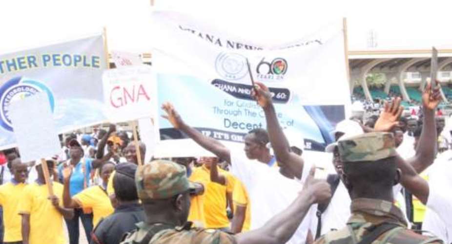 Ghanaian workers mark May Day