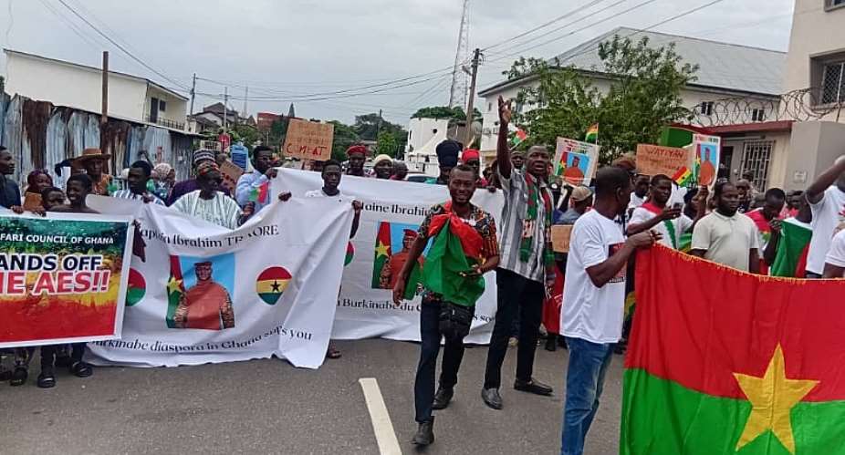 Burkina Be community in Ghana solidarise with President Traor after foiled coup attempt