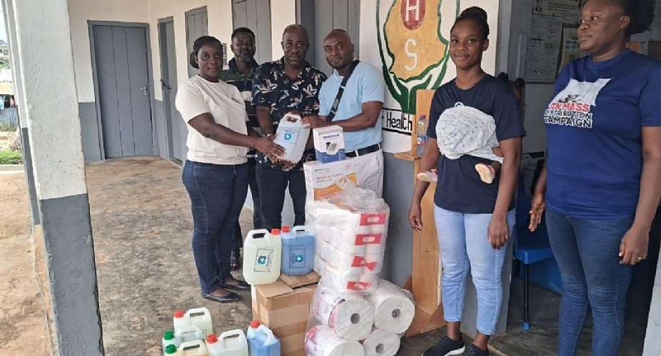 Bryan Kwabena Osei Baah Memorial Foundation launches community outreach with support to Atibie CHPS Compound