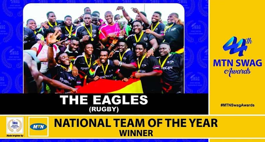 Ghana Rugby Eagles Crowned SWAG National Team Of 2018