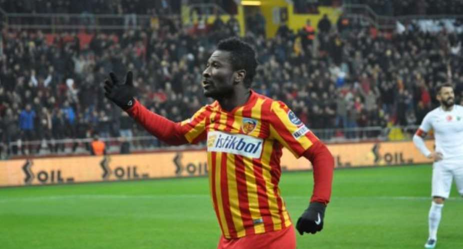 Asamoah Gyan Back To Full Fitness As He Bags Brace For Kayserispor