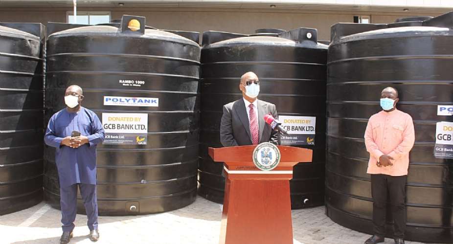 GCB Donates Water Storage Tanks To Various Market Centres