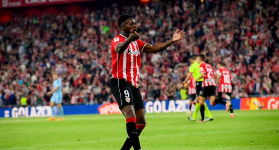 Inaki Williams scores 100th goal as Athletic Bilbao held at home by Osasuna