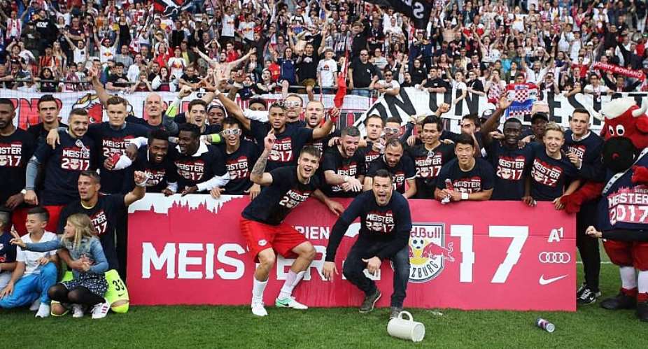 Samuel Tetteh wins league title in Austria with Red Bull Salzburg
