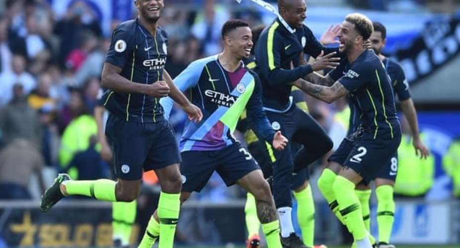 Man City Retain Premier League Title After Scare At Brighton