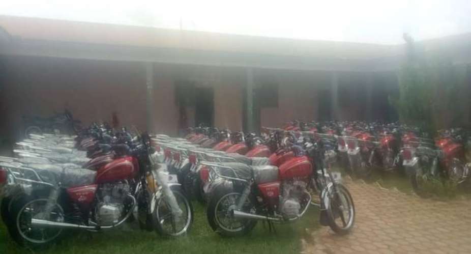 Assembly Members Receive Motorbikes From Sunyani West DCE