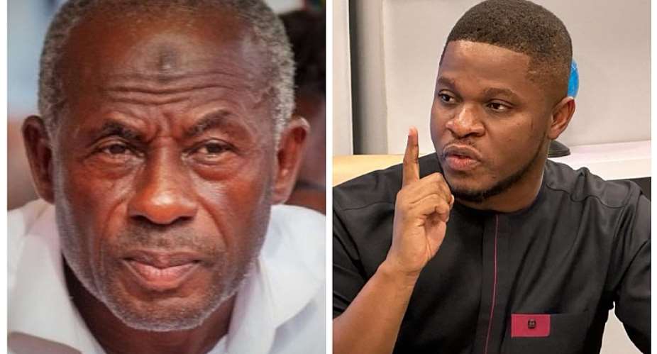 Asutifi South MP, Collins Daudaleft and NDC National Communications Officer Sammy Gyamfi
