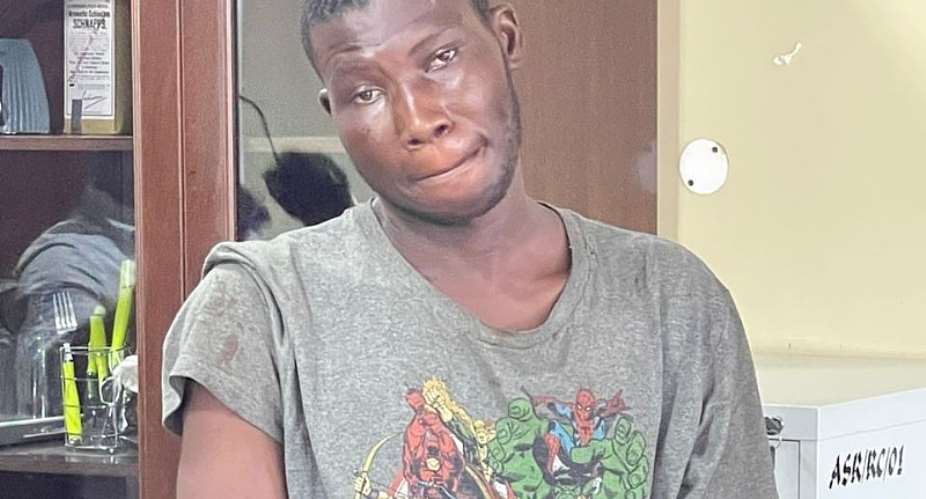 Police arrest man with firearms at Asankare police barrier on Accra-Kumasi highway
