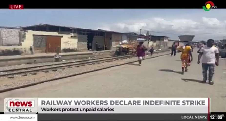 Railway workers strike nationwide over seven months of unpaid salaries