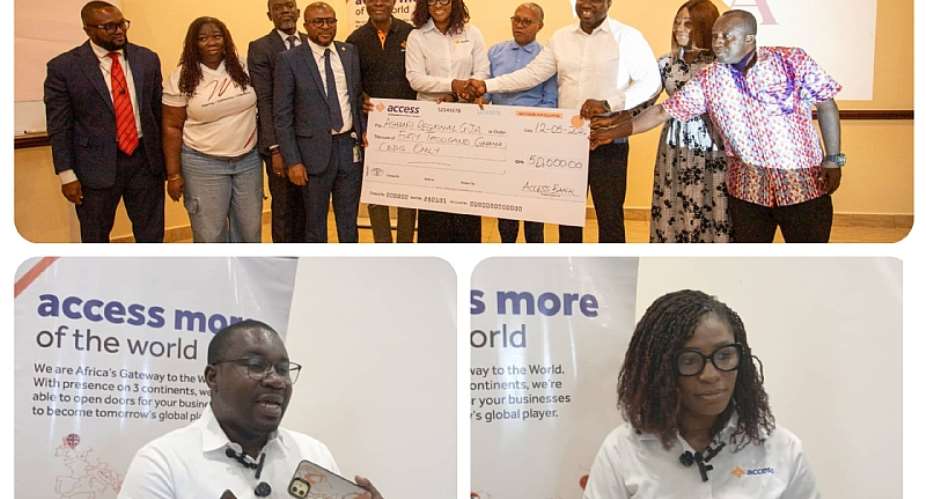 Ashanti GJA receives Gh¢50k surprise donation from Access Bank to boost press center project