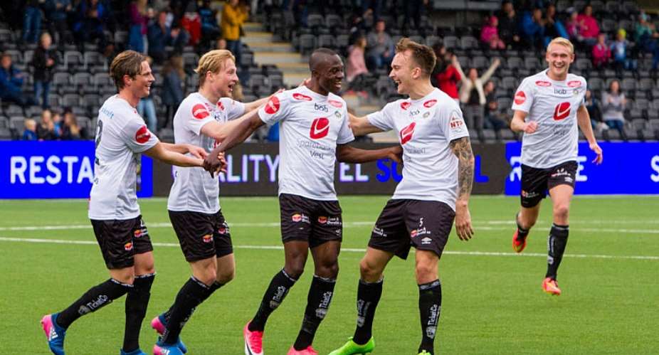 Sogndal star Gilbert Koomson bags first career hat-trick in heavy Norwegian top-flight win