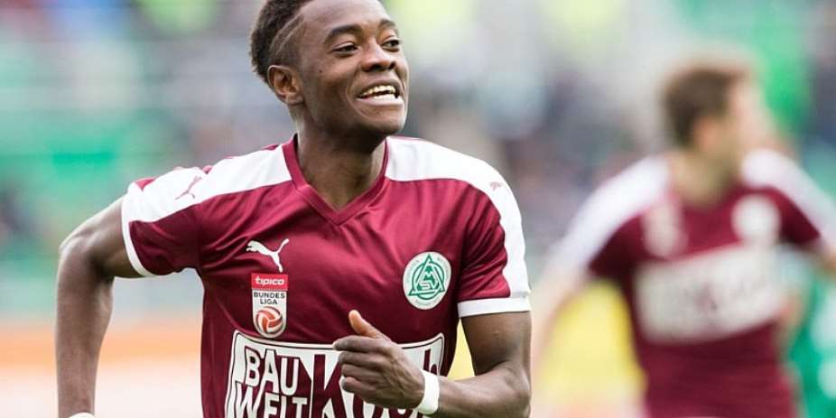 David Atanga Registers Fourth League Goal For St. Polten In Win Over Altach
