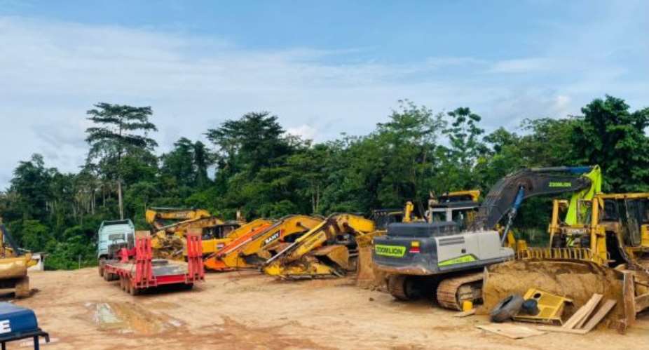 Galamsey fight: 208 arrested, 99 excavators retrieved nationwide – Police