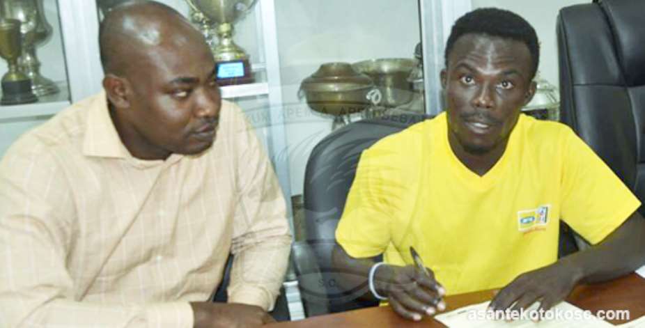 Asante Kotoko confirm capturing Augustine Sefa and striker Richard Arthur