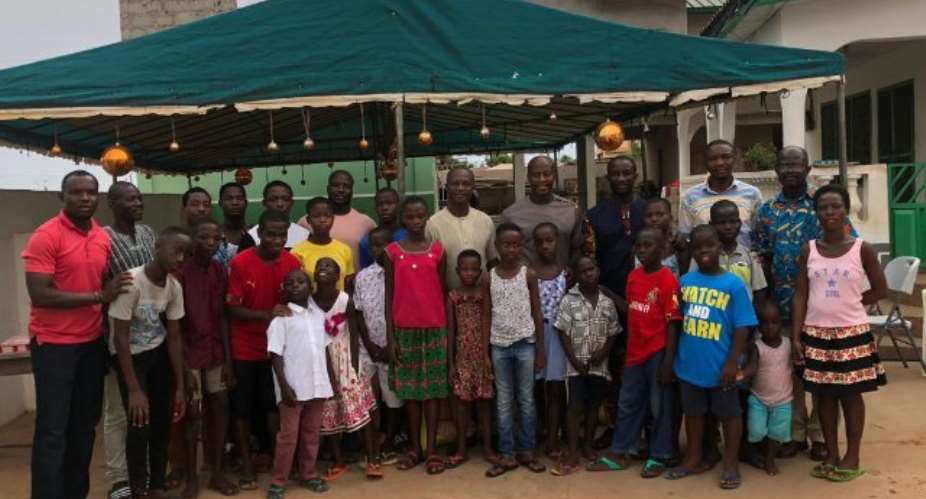 AFCON 2019: Black Stars Technical Team Makes Donation To Teshie Children's Home