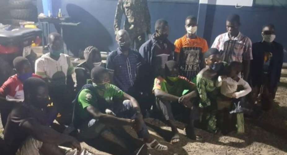WR Immigration Service Returns Illegal Migrants From Entering Ghana