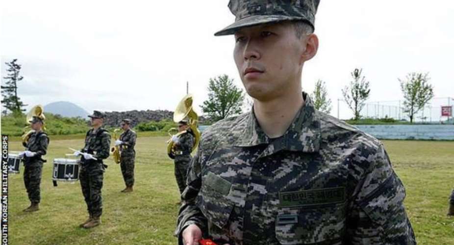 Son excelled in shooting skills and was the top performer among 157 trainees during his military service