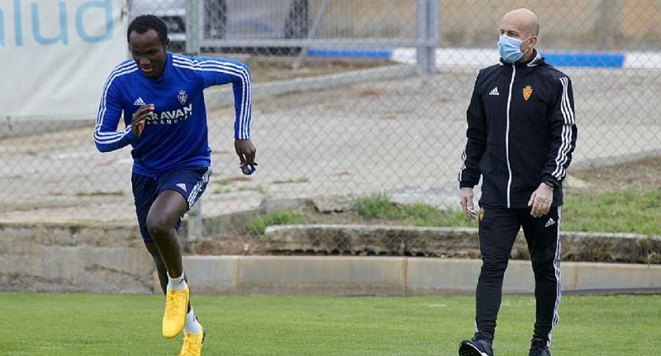 Raphael Dwamena Returns To Real Zaragoza Training After Seven Months Of No Action