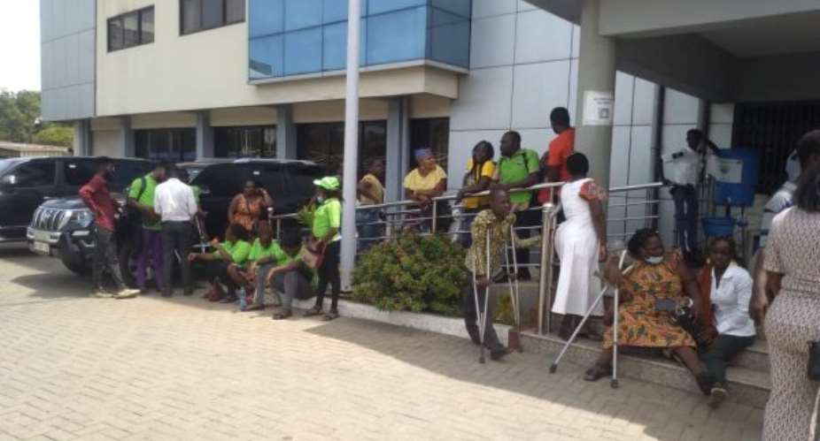 Pay us our monies to feed our families—Ghana Toll Workers throng Roads Ministry
