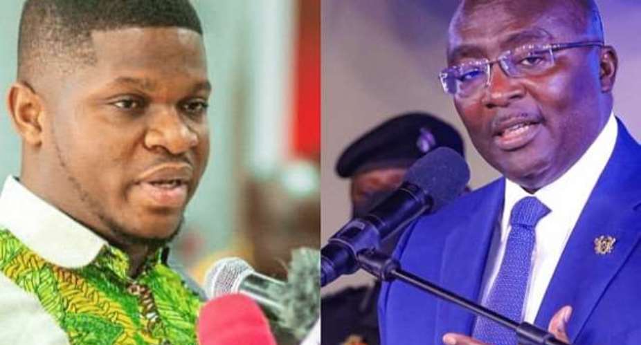 NDC National Communications Officer Sammy Gyamfileft and NPP flagbearer Dr. Mahamudu Bawumia