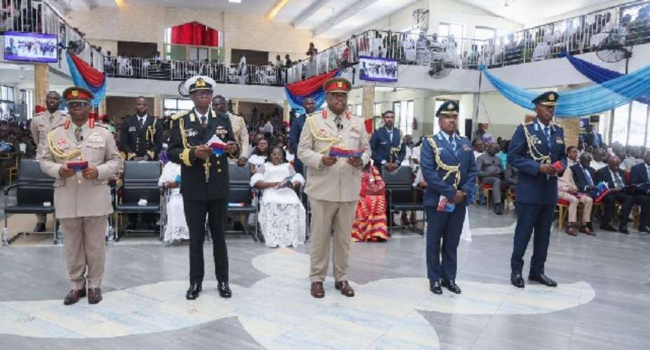 Military high command donates one month salary to MahamaCare fund