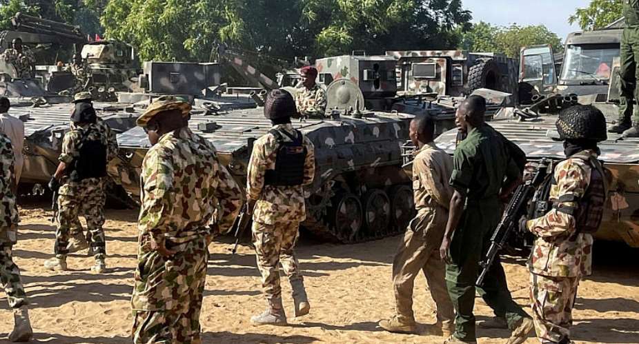 Nigerian troops took part in the joint US military operation to take down Islamic State second in command Abu Bakr al-Mainuki. -  Ahmed Kingimi / Reuters