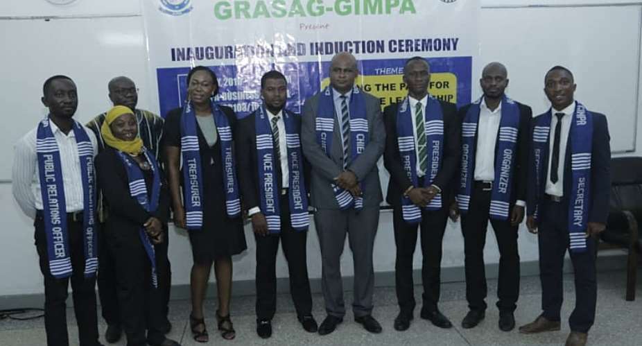 Raphael Apetorgbor, Others Inducted Into Office As GRASAG GIMPA Executives