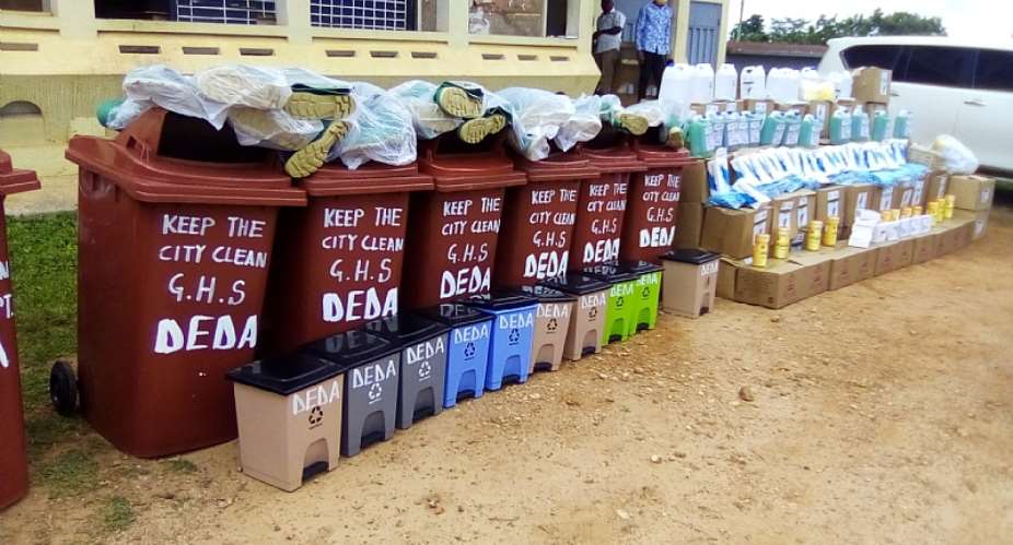 Dormaa East: District PHEC Distributes Items To Fight COVID-19