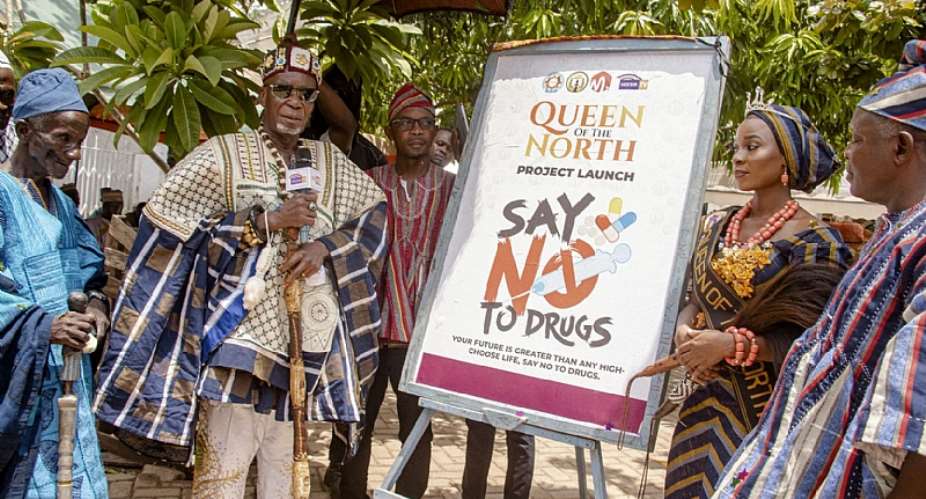Queen of the North launches anti-drug campaign in Buipe with support from Buipewura