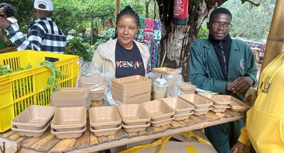 Green Stem uses waste from Kenyas sugar industry to produce packaging for the countrys booming takeaway and delivery food sector. -  Green Stem