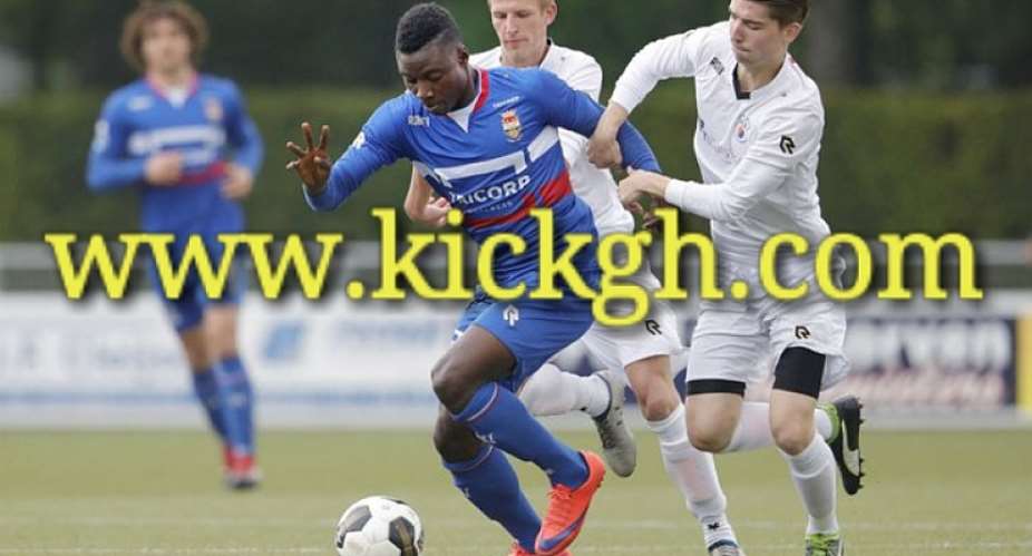 Ghanaian trialist Osah Tetteh Bernardinho scores in Willem II thrashing of lower side VOAB