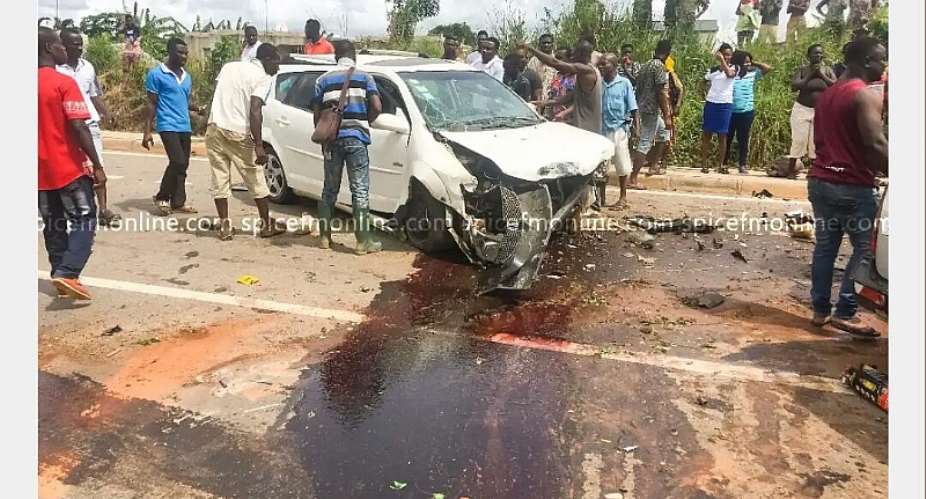 Two Killed In Accident On Anaji-Nkroful Highway