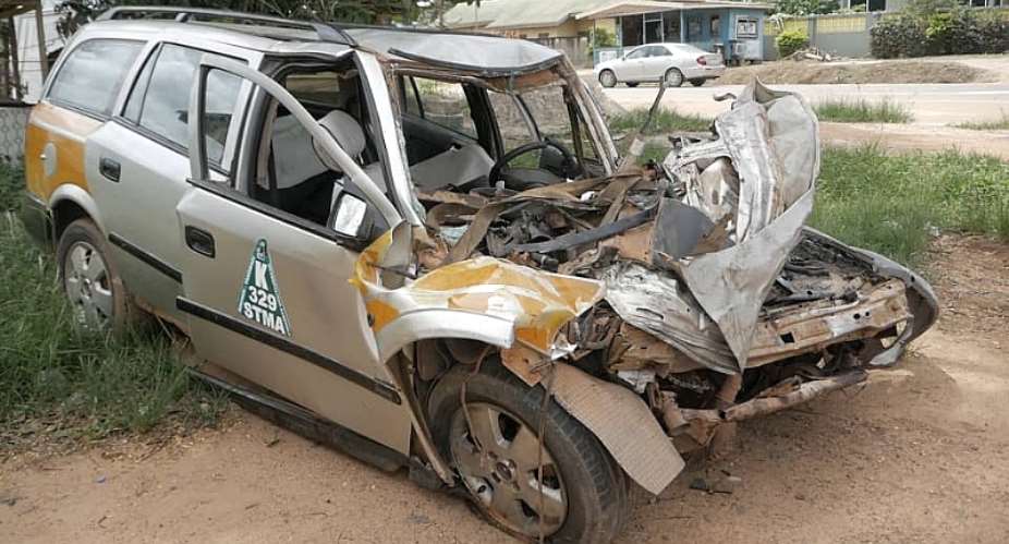 Two die, three injured in a fatal accident at Anaji-Nkroful