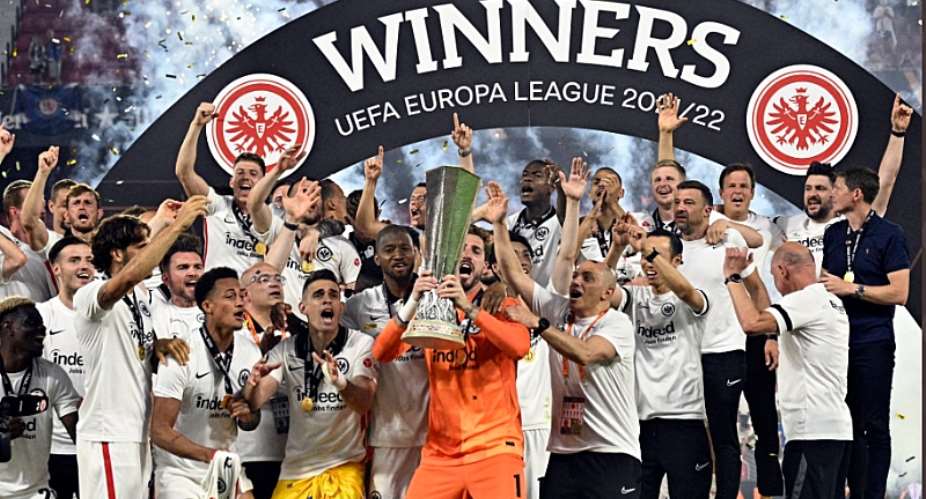 Eintracht Frankfurt beat Rangers on penalties to win Europa League title