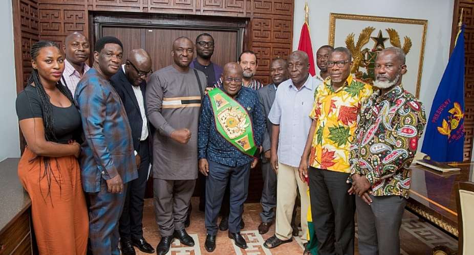 GBA President decorates President Akufo-Addo with special national title