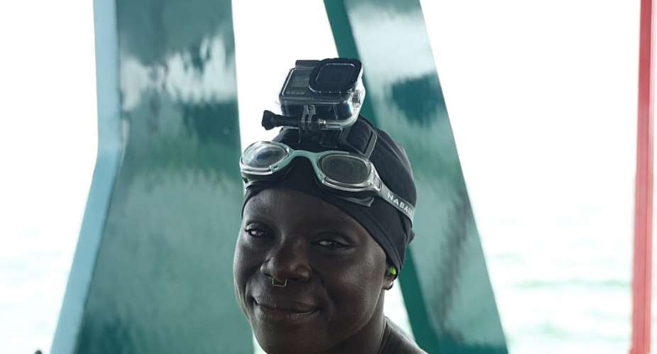 Yvette Tetteh completes historic 450km swimming across Volta River