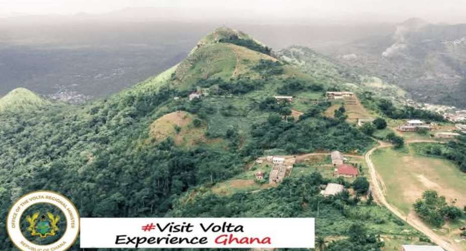 Image of Mount Gemi, the highest human settlement in Ghana.