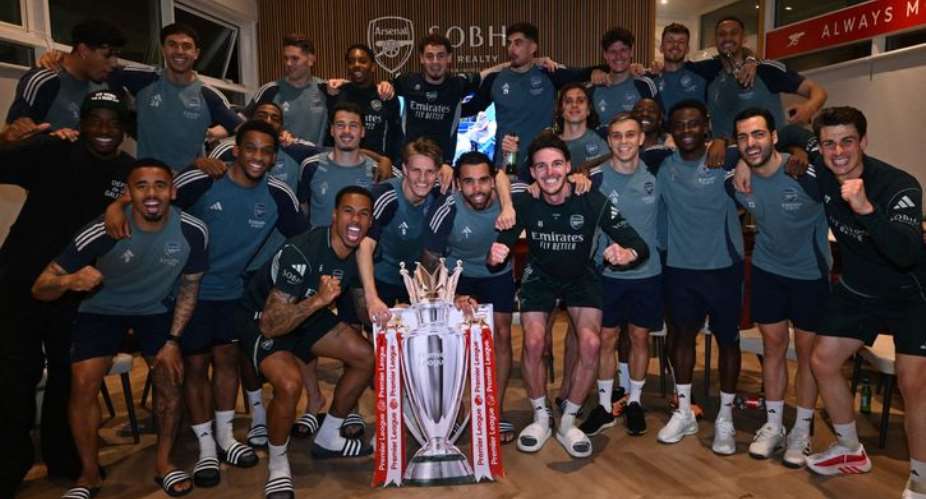 PL: Arsenal crowned Premier League champions as Man City held at Bournemouth