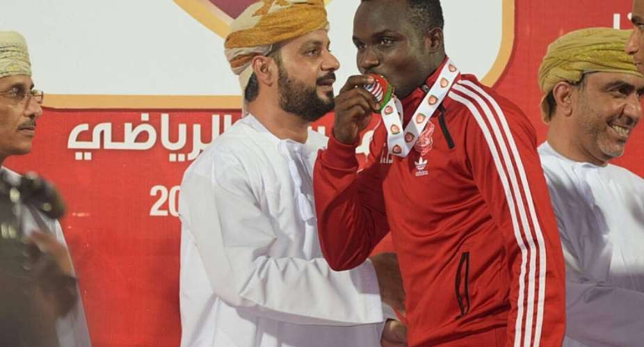 Striker Lawson Bekui wins Omani league with Dhofar Club