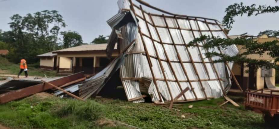 Rainstorm Destroys Osino Health Center, 23 Houses
